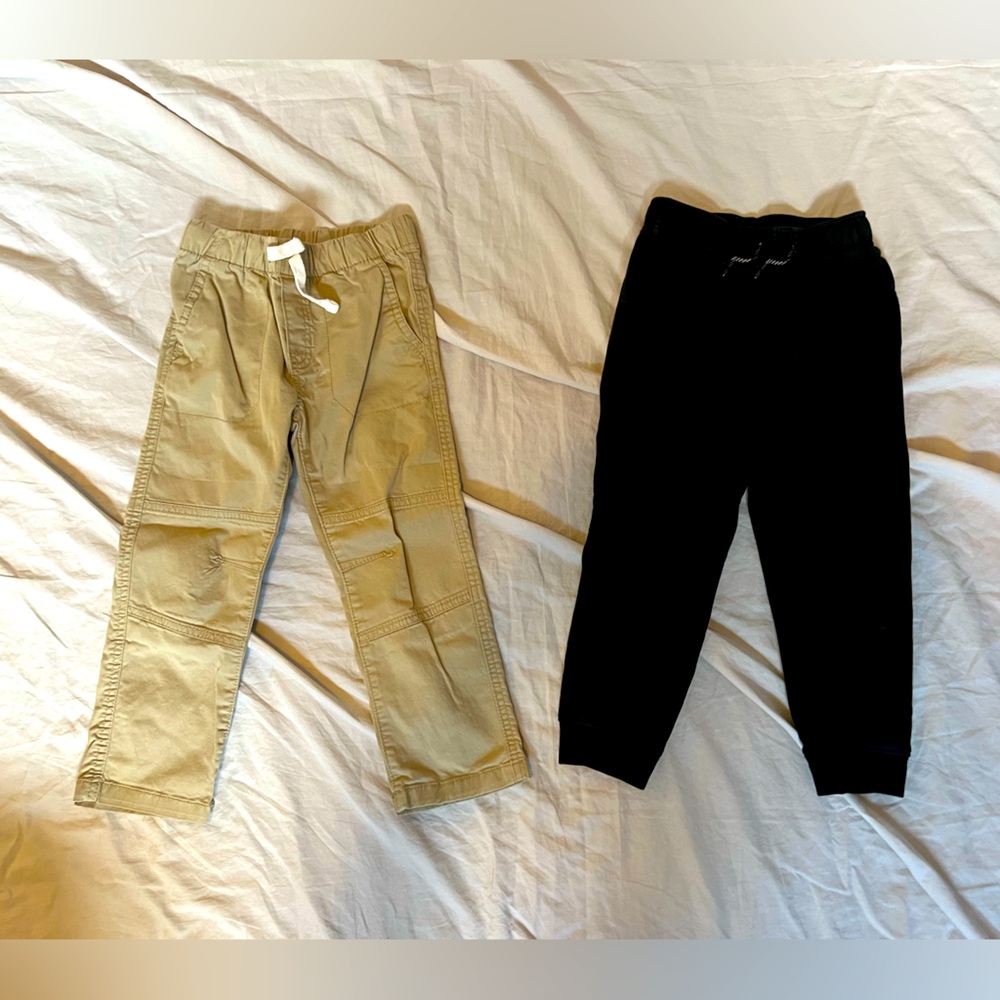 2 pairs of boys cat & jack pants